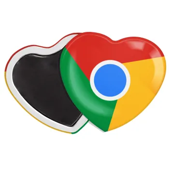 Chrome, Μαγνητάκι καρδιά (57x52mm)