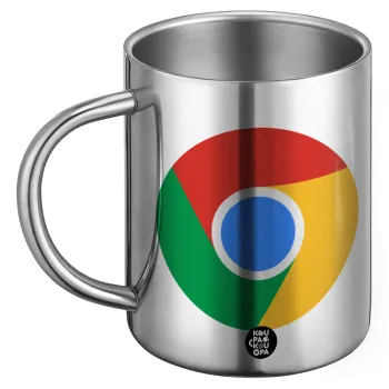 Chrome, Ανοξείδωτη Μεταλλική Κούπα 450ml - Διπλού Τοιχώματος