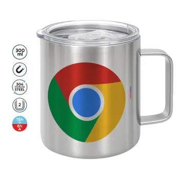 Chrome, Mug Stainless steel double wall 300ml