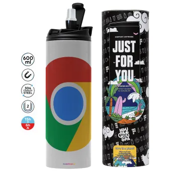 Chrome, Tumbler stainless steel GREY 600ml