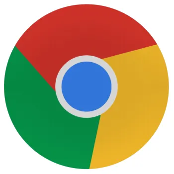 Chrome, Mousepad Στρογγυλό 20cm