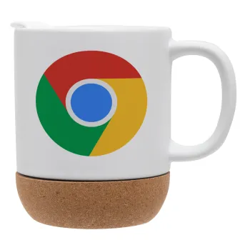 Chrome, Κούπα, κεραμική με βάση φελού και καπάκι (ΜΑΤ), 330ml