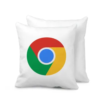 Chrome, Sofa cushion 40x40cm includes filling