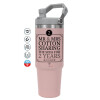 Pink color, 890ml (30oz) stainless Steel Tumbler with Handle