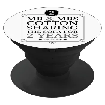 Mr & Mrs Sharing the sofa, Phone Holders Stand  Μαύρο Βάση Στήριξης Κινητού στο Χέρι