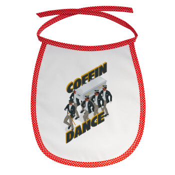 Coffin Dance!, Σαλιάρα μωρού αλέκιαστη με κορδόνι Κόκκινη