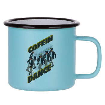 Coffin Dance!, Κούπα Μεταλλική εμαγιέ ΜΑΤ σιέλ 360ml
