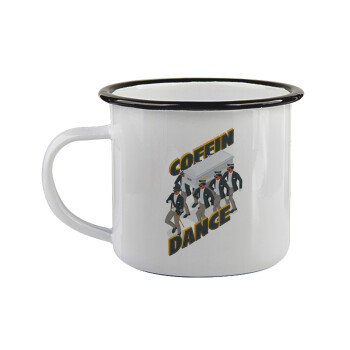 Coffin Dance!, Κούπα εμαγιέ με μαύρο χείλος 360ml