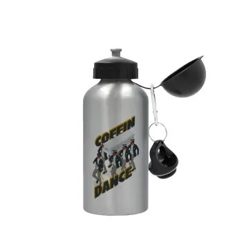 Coffin Dance!, Μεταλλικό παγούρι νερού, Ασημένιο, αλουμινίου 500ml