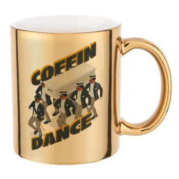 Coffin Dance!, Κούπα κεραμική, χρυσή καθρέπτης, 330ml