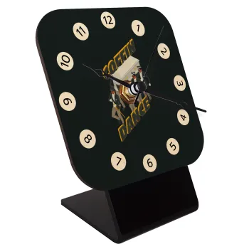 Coffin Dance!, Επιτραπέζιο ρολόι σε φυσικό ξύλο (10cm)