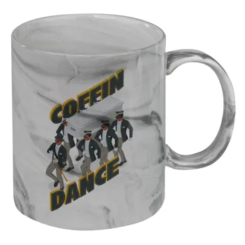 Coffin Dance!, Mug ceramic marble style, 330ml