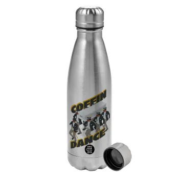 Coffin Dance!, Metallic water bottle, stainless steel, 750ml