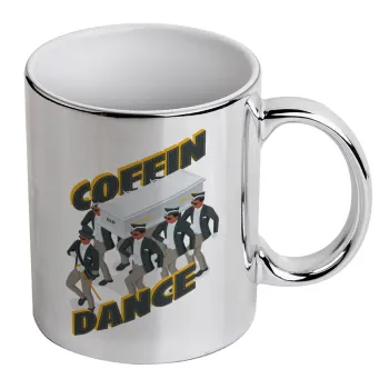 Coffin Dance!, Mug ceramic, silver mirror, 330ml