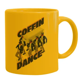 Coffin Dance!, Κούπα, κεραμική κίτρινη, 330ml