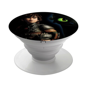 How to train your dragon Night Fury, Phone Holders Stand  White Hand-held Mobile Phone Holder