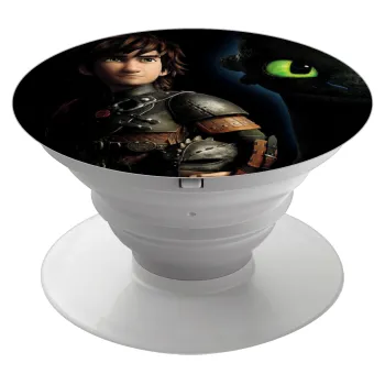 How to train your dragon Night Fury, Phone Holders Stand  Λευκό Βάση Στήριξης Κινητού στο Χέρι