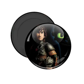 How to train your dragon Night Fury, Μαγνητάκι ψυγείου στρογγυλό διάστασης 5cm
