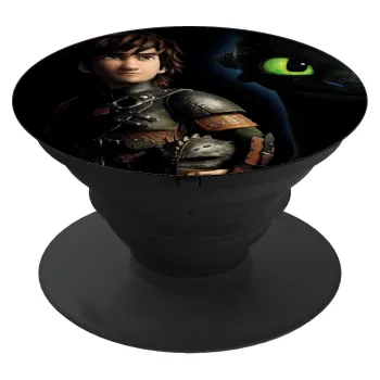 How to train your dragon Night Fury, Phone Holders Stand  Black Hand-held Mobile Phone Holder