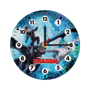 How to train your dragon, Wooden wall clock (20cm)