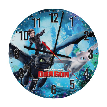 How to train your dragon, Ρολόι τοίχου ξύλινο (30cm)