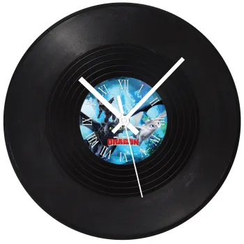 How to train your dragon, Ρολόι τοίχου Βινύλιο (30cm)