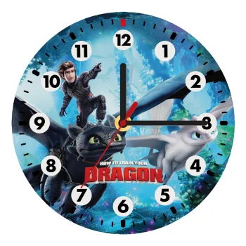 How to train your dragon, Ρολόι τοίχου ξύλινο (20cm)