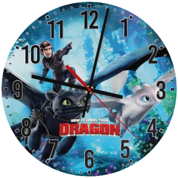 How to train your dragon, Ρολόι τοίχου ξύλινο (30cm)