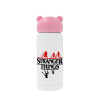 Pink stainless steel thermal flask, 320ml
