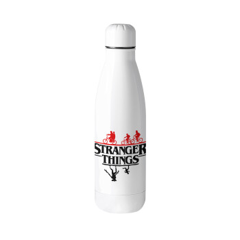 Stranger Things upside down, Metal mug thermos (Stainless steel), 500ml
