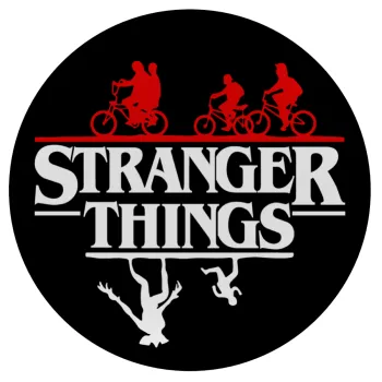 Stranger Things upside down, Mousepad Round 20cm