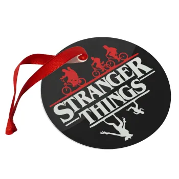 Stranger Things upside down, Christmas ornament glass 9cm