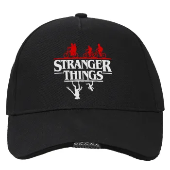 Stranger Things upside down, Καπέλο Εργασίας & Δραστηριοτήτων με LED Φως - Ιδανικό για Νύχτα & Χαμηλό Φωτισμό (100% ΒΑΜΒΑΚΕΡΟ, ΕΝΗΛΙΚΩΝ, UNISEX)