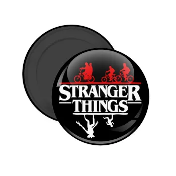 Stranger Things upside down, Μαγνητάκι ψυγείου στρογγυλό διάστασης 5cm