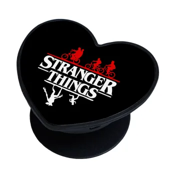 Stranger Things upside down, Phone Holders Stand  καρδιά Μαύρο Βάση Στήριξης Κινητού στο Χέρι