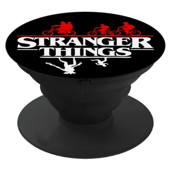 Stranger Things upside down, Phone Holders Stand  Black Hand-held Mobile Phone Holder