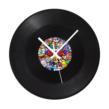 Brawl Stars characters, Ρολόι τοίχου Βινύλιο (30cm)