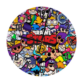 Brawl Stars characters, Ρολόι τοίχου ξύλινο (30cm)