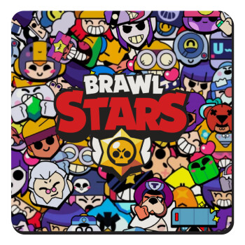 Brawl Stars characters, Τετράγωνο μαγνητάκι ξύλινο 9x9cm