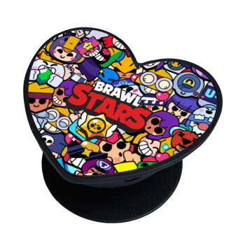Brawl Stars characters, Phone Holders Stand  καρδιά Μαύρο Βάση Στήριξης Κινητού στο Χέρι