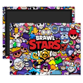 Brawl Stars characters, Ορθογώνιο μαγνητάκι ψυγείου διάστασης 9x6cm