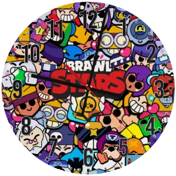 Brawl Stars characters, Ρολόι τοίχου ξύλινο (30cm)