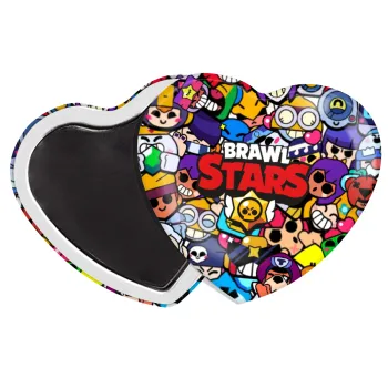 Brawl Stars characters, Μαγνητάκι καρδιά (57x52mm)
