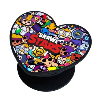 Brawl Stars characters, Phone Holders Stand  καρδιά Μαύρο Βάση Στήριξης Κινητού στο Χέρι