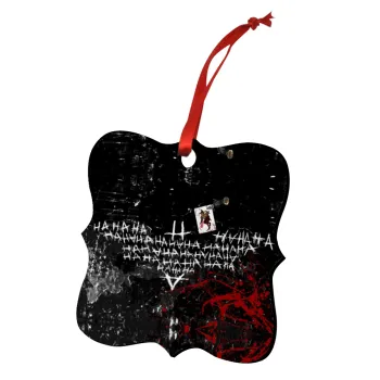 Batman hahaha, Στολίδι Χριστουγεννιάτικο στολίδι polygon ξύλινο 7.5cm