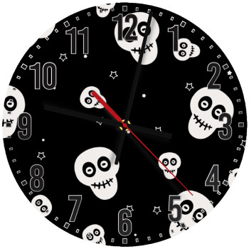 Skull avatar, Ρολόι τοίχου ξύλινο (30cm)