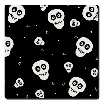 Skull avatar, Τετράγωνο μαγνητάκι ξύλινο 6x6cm