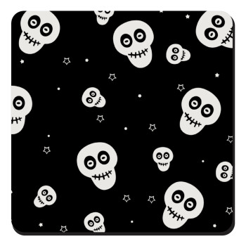 Skull avatar, Τετράγωνο μαγνητάκι ξύλινο 9x9cm