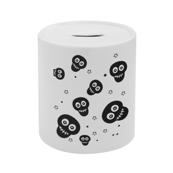 Skull avatar, Κουμπαράς πορσελάνης με τάπα