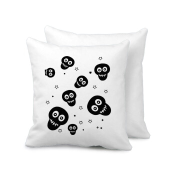 Skull avatar, Sofa cushion 40x40cm includes filling